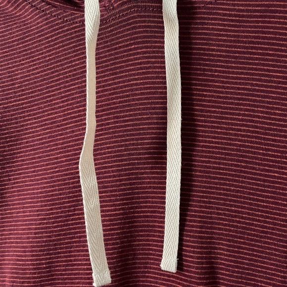 Eddie Bauer Long Sleeve hoodie shirt Size small red and orange - Picture 2 of 6